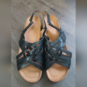 Salvia Black Women's Sandals Size 41